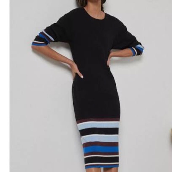 NWT Anthropologie Parvati Lightweight Sweater MIDI Dress - Picture 8 of 9